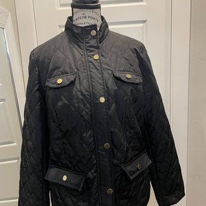 Charter Club Women's Quilted Black Jacket - Style and Function